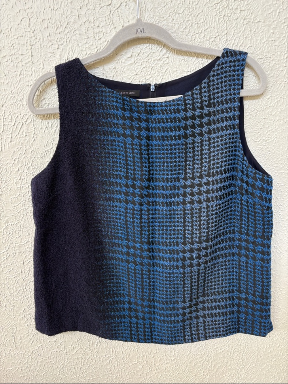 LAFAYETTE 148 NEW YORK Wool Boatneck Tank Top
